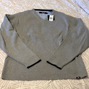 Vintage Men's V-Neck cotton Sweater by R&R